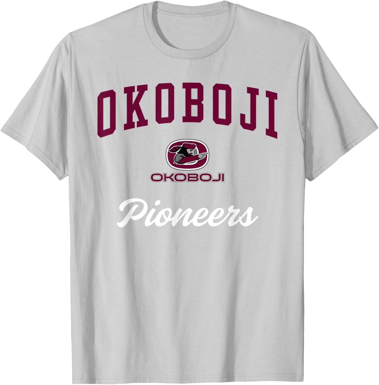 Okoboji School Pioneers T-Shirt - T-Shirt | Ash