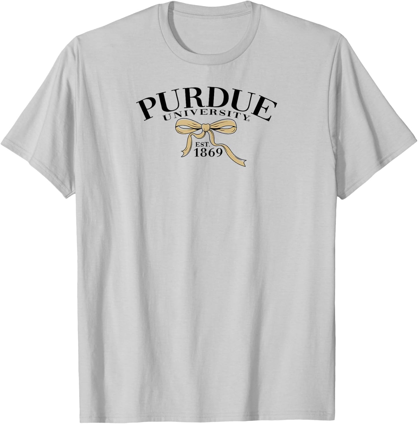 Purdue Boilermakers Bow Arch Officially Licensed T-Shirt - T-Shirt | Ash