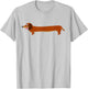 Sausage dog T-Shirt - T-Shirt | Ash