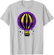 Intersex Pride Hot Air Balloon LGBT Intersex Flag Outdoor T-Shirt - T-Shirt | Ash