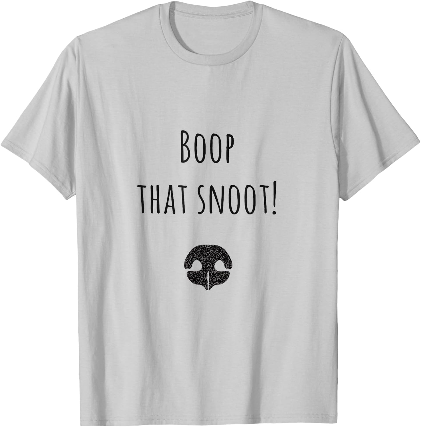 Dog Lovers Gift 'Boop That Snoot' Funny Women Kids T-Shirt - T-Shirt | Ash