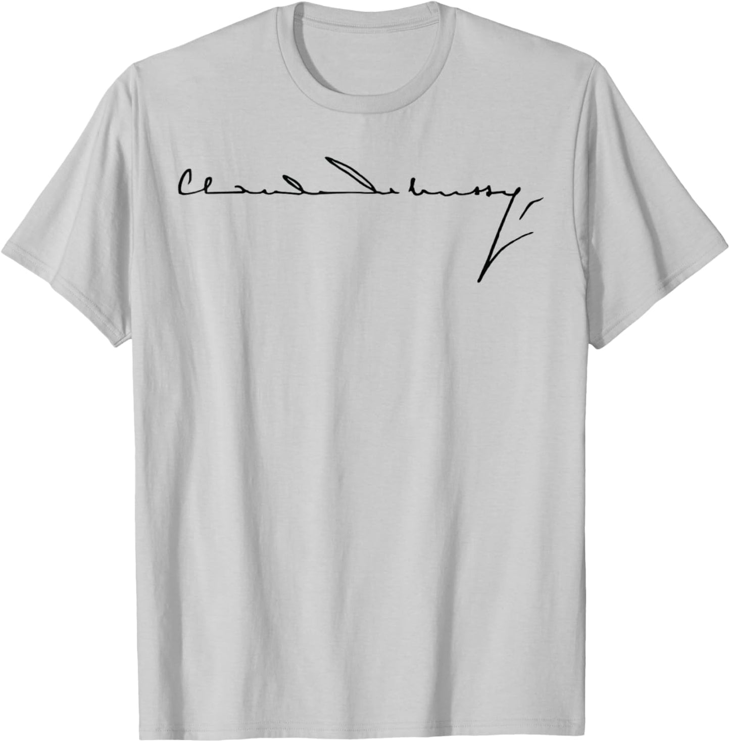 Claude Debussy Signatures T-Shirt - T-Shirt | Ash