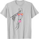 Horse with Bubble Gum and Sunglasses Funny Animal Portrait T-Shirt - T-Shirt | Ash