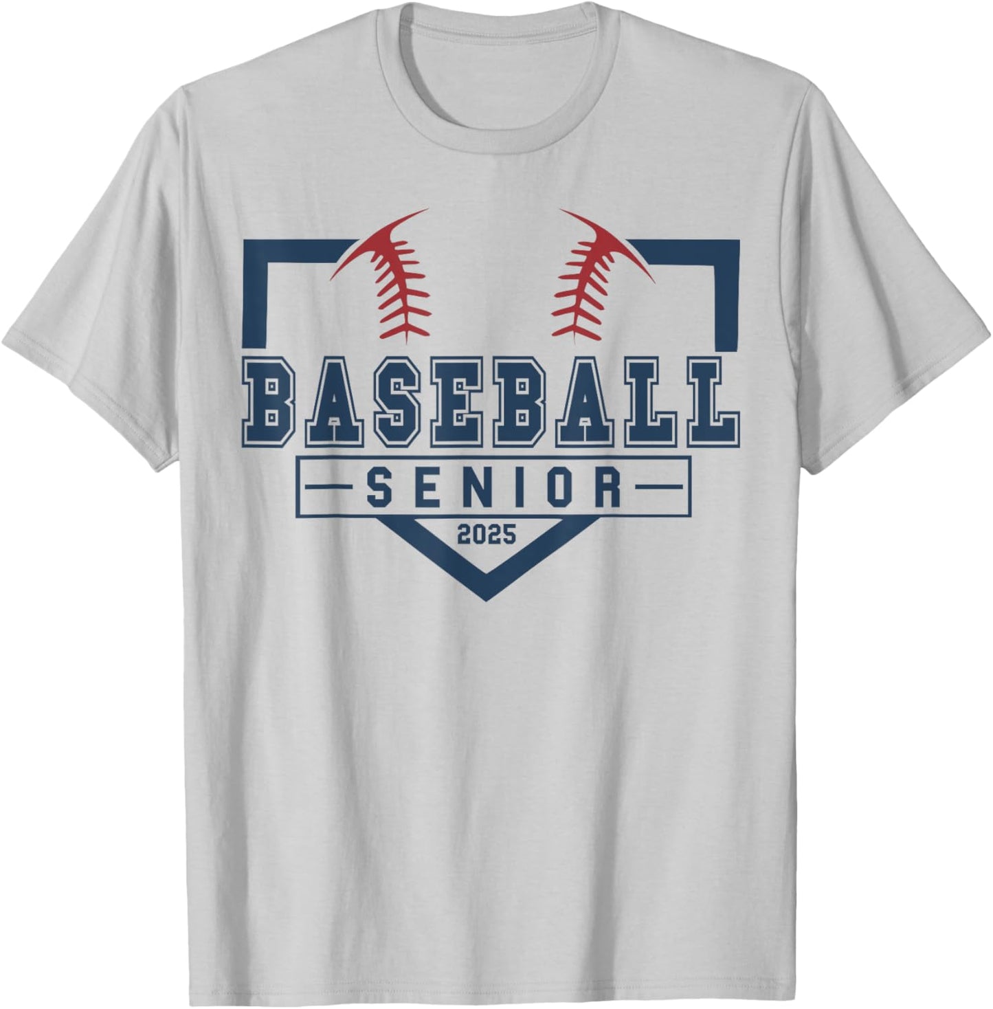 Baseball Senior Night Baseball Senior 2025 Graduation 50 T-Shirt - T-Shirt | Ash