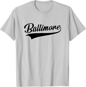 BALTIMORE - Throwback Design - Classic T-Shirt - T-Shirt | Ash