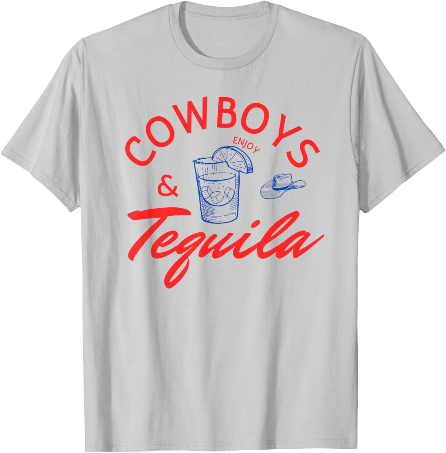 Western Cowgirl Women Country Music Cowboys And Tequila T-Shirt - T-Shirt | Ash