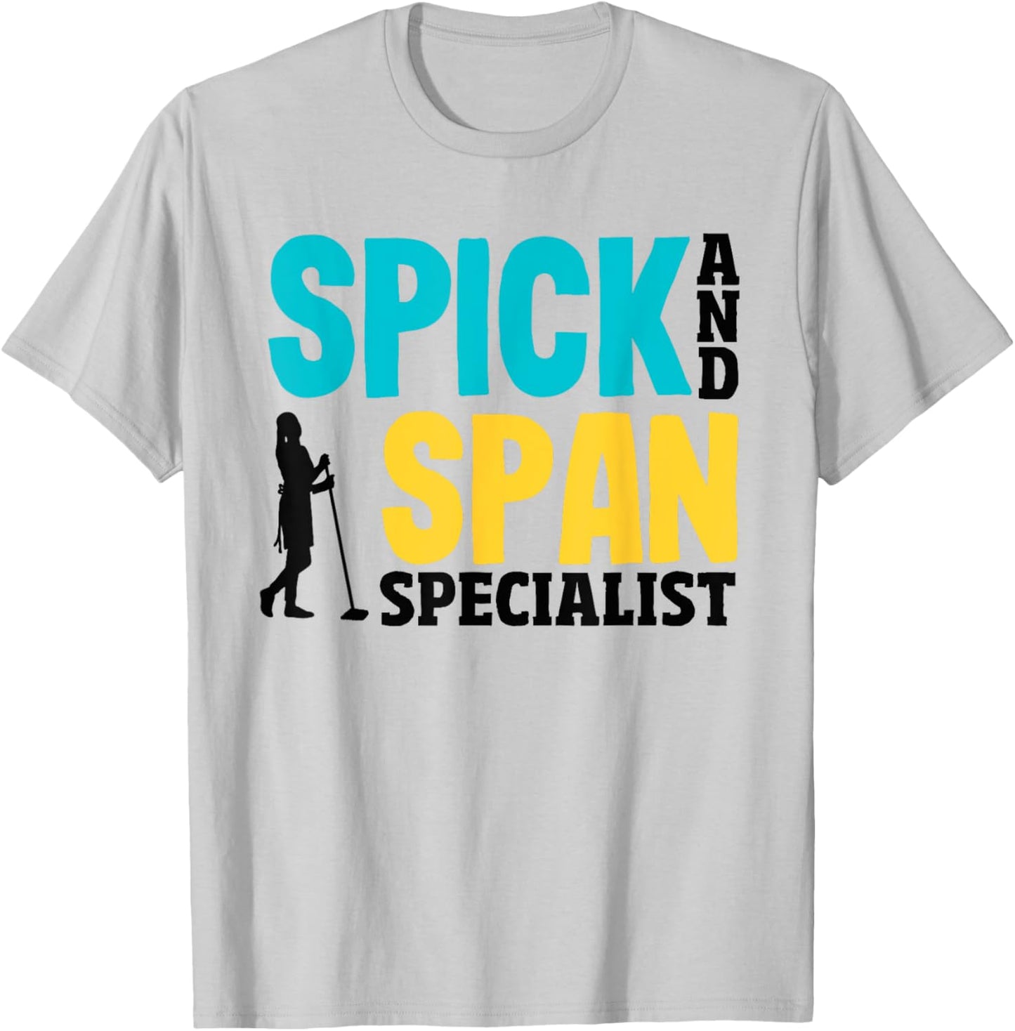 Spick and Span Specialist Clean Team T-Shirt - T-Shirt | Ash