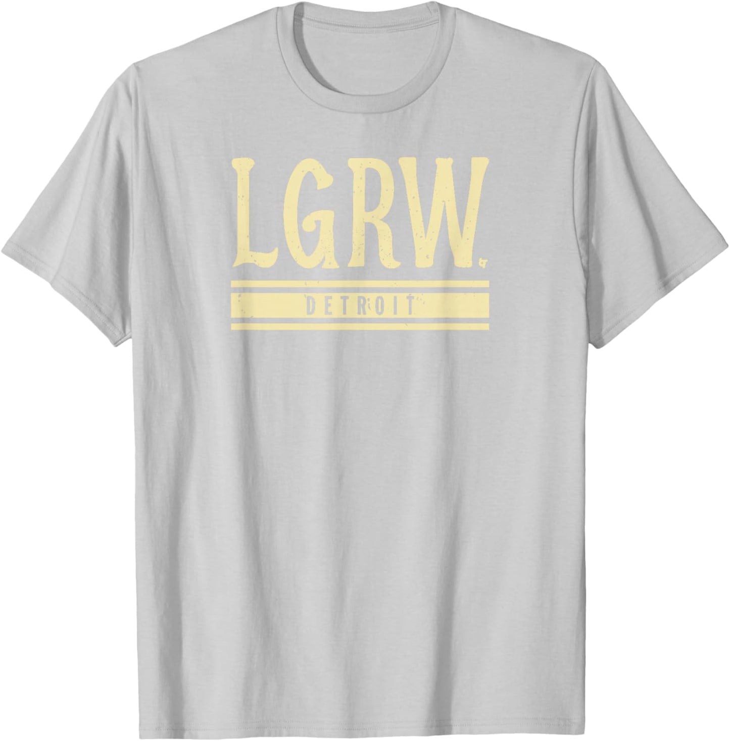LGRW - Detroit Hockey T-Shirt - T-Shirt | Ash
