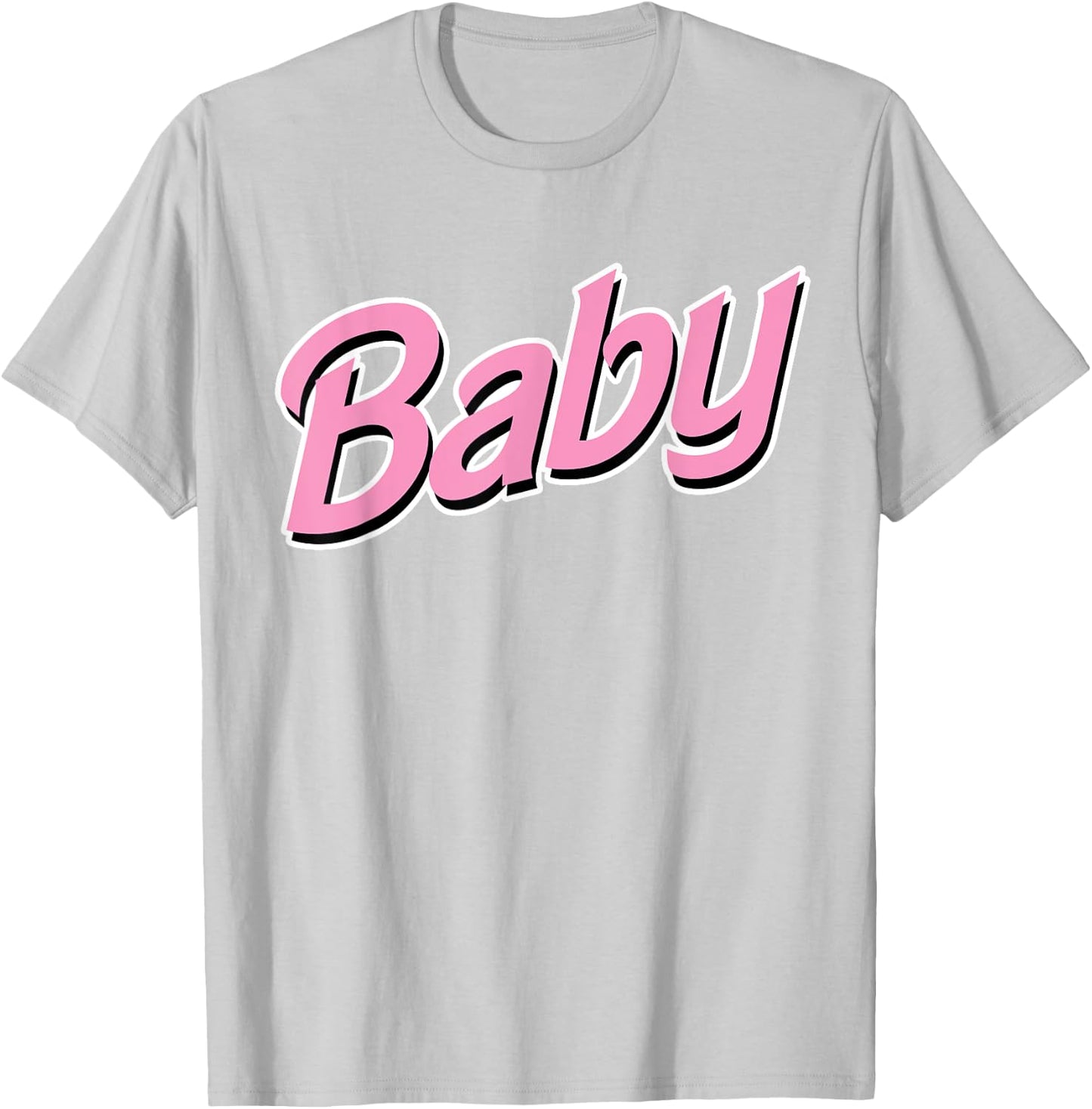 Pink Baby Design for BDSM DDLG ABDL and Niaper Lover T-Shirt - T-Shirt | Ash