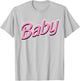 Pink Baby Design for BDSM DDLG ABDL and Niaper Lover T-Shirt - T-Shirt | Ash