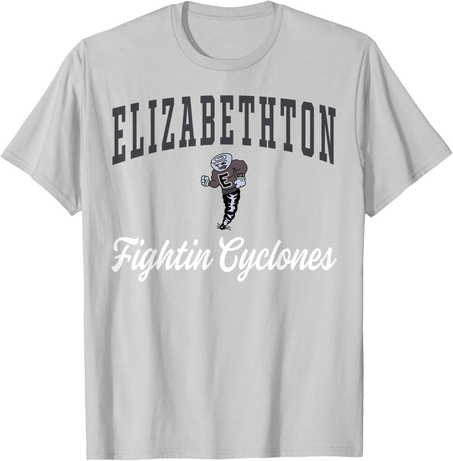 Elizabethton High School Fightin Cyclones C3 T-Shirt - T-Shirt | Ash