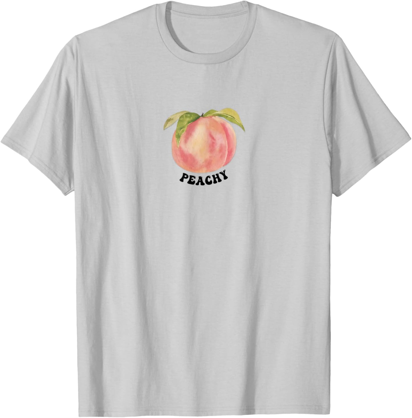 Vintage Peach Fruit Shirt | Funny Peachy T-Shirt - T-Shirt | Ash