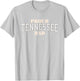 Classic Proud Tennessee Dad | Vintage TN Orange Varsity T-Shirt - T-Shirt | Ash
