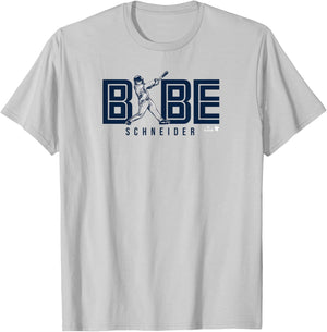 Davis Schneider: Babe - Toronto Baseball T-Shirt - T-Shirt | Ash