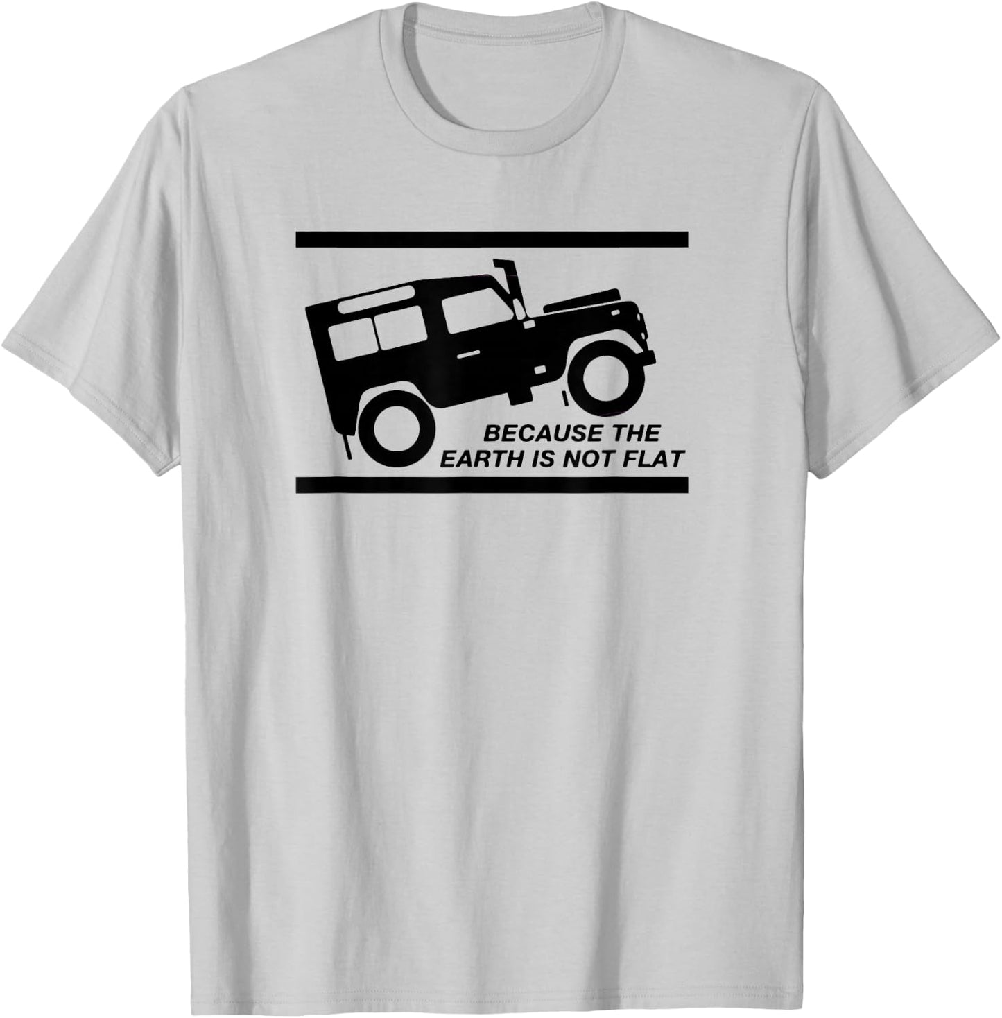 Einhrner und A-Lcher - Nerd Stuff 4x4 Soil , -Adult, Grey, Small, Short Sleeve T-Shirt - T-Shirt | Ash