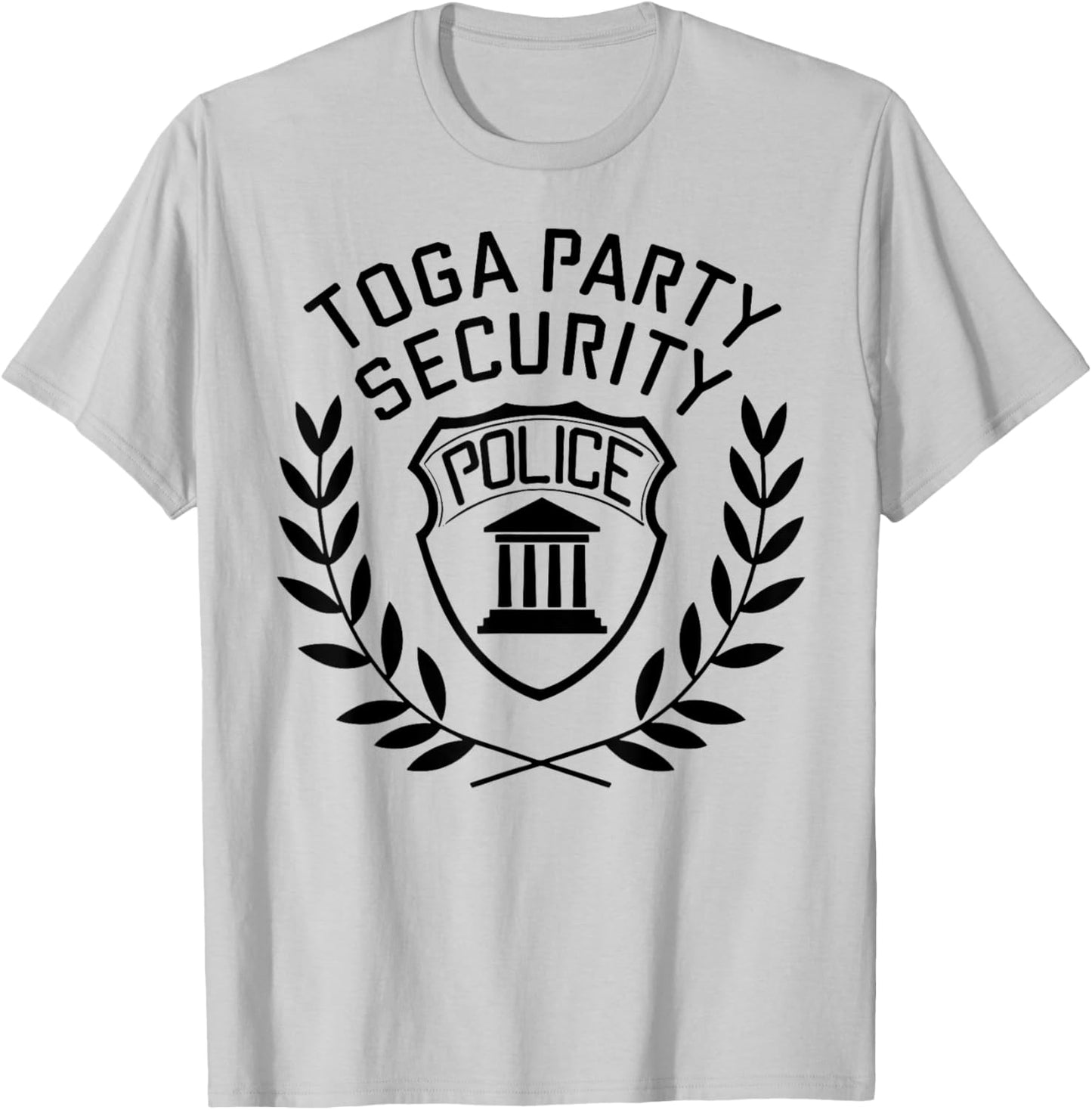 Toga Party Security Guard Greek Celebration College Frat Boy T-Shirt - T-Shirt | Ash
