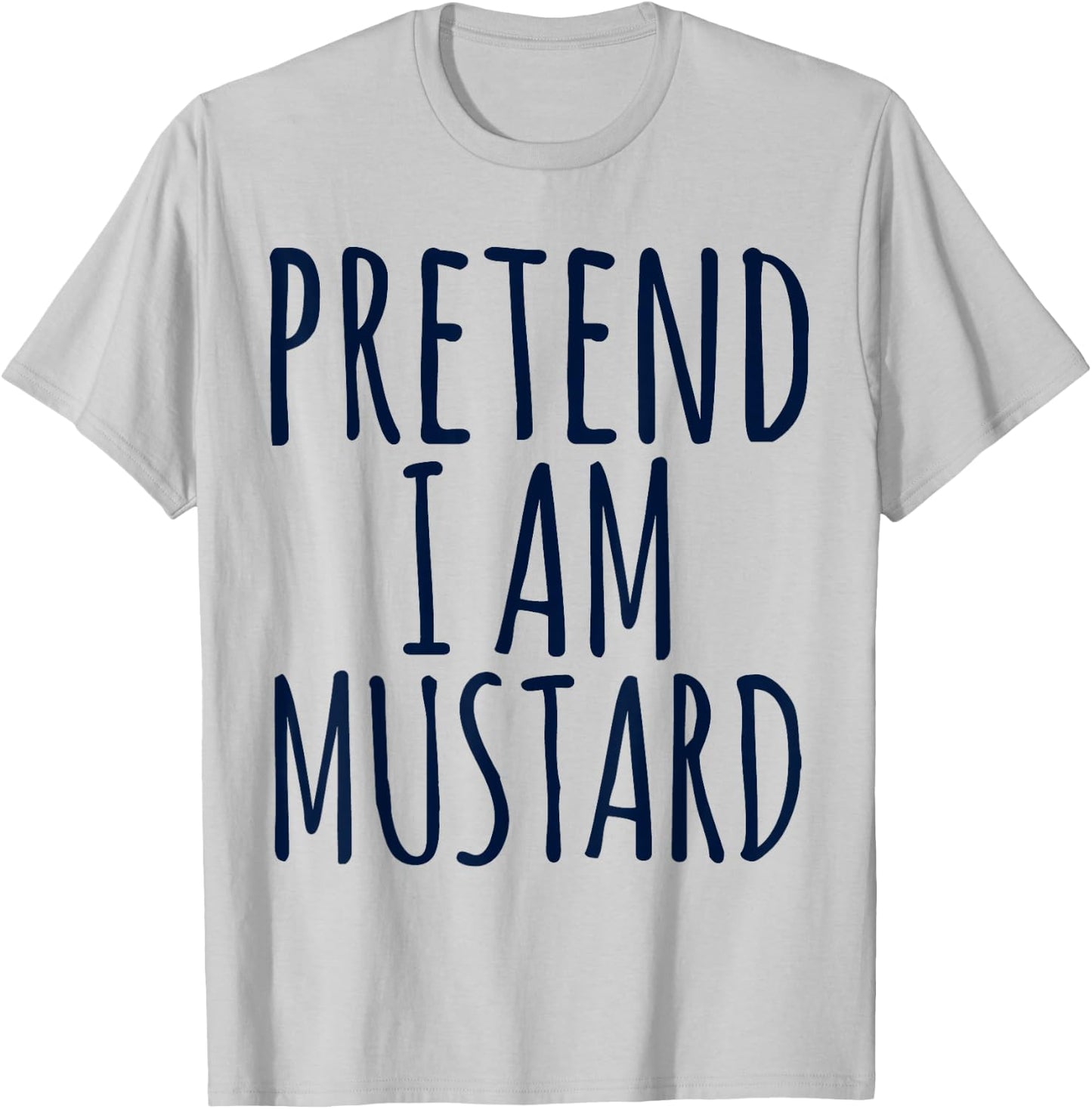 Mustard Ketchup Lazy Easy Funny Halloween Costume Matching T-Shirt - T-Shirt | Ash