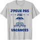 Vacationers sun humor holiday je peux pas j'ai vacances , white, S T-Shirt - T-Shirt | Ash