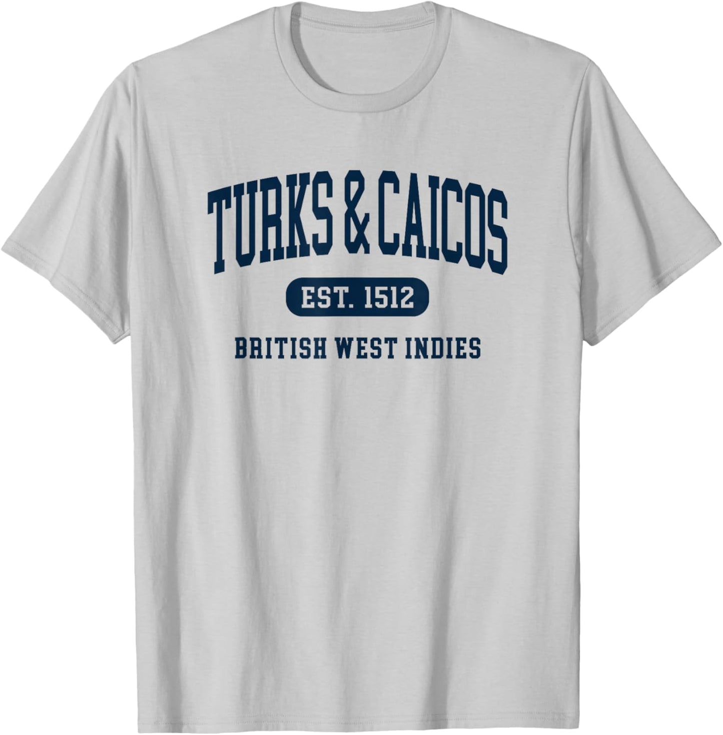 Turks and Caicos Islands Retro Preppy Throwback Souvenir T-Shirt - T-Shirt | Ash