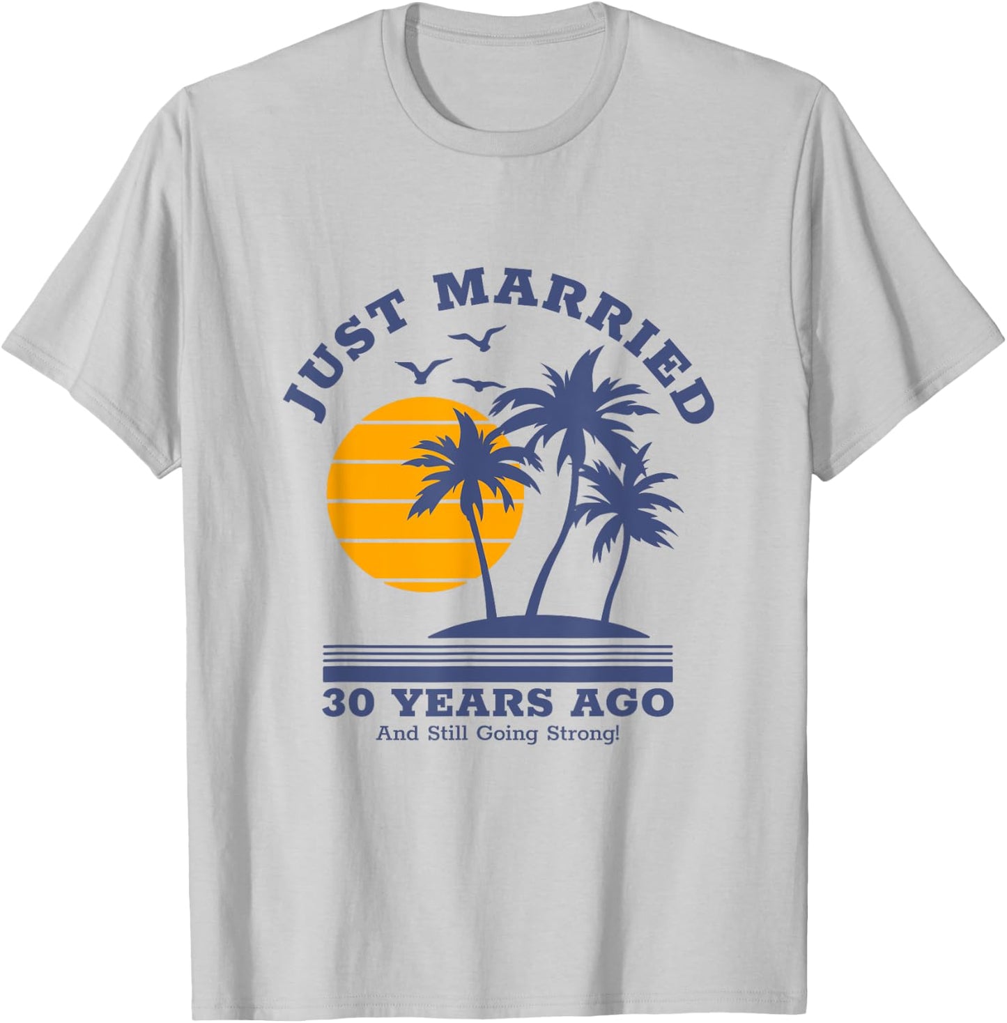 Romantic Matching Couples Shirt - 30th Wedding Anniversary T-Shirt - T-Shirt | Ash