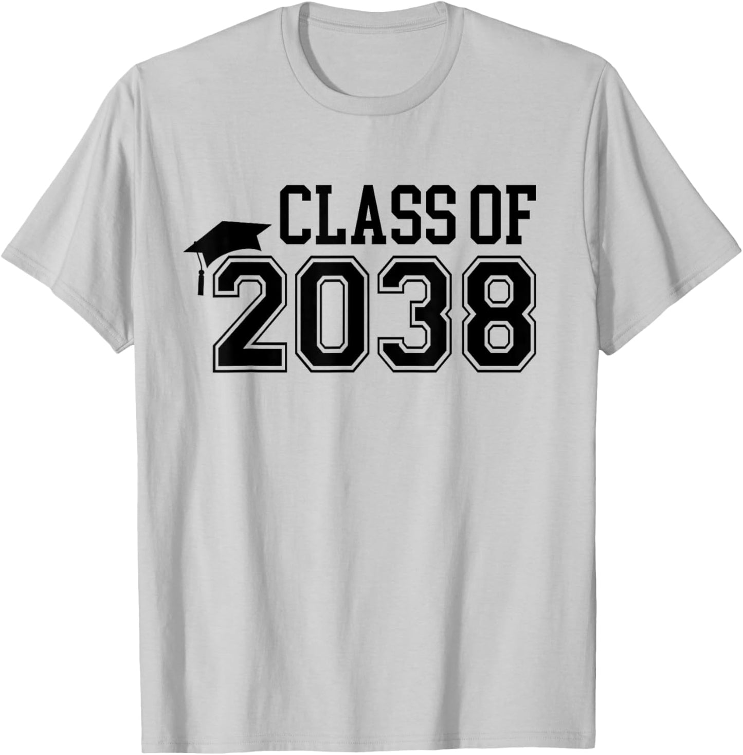 Kindergarten Class of 2038 First Day School Grow With Me T-Shirt - T-Shirt | Ash