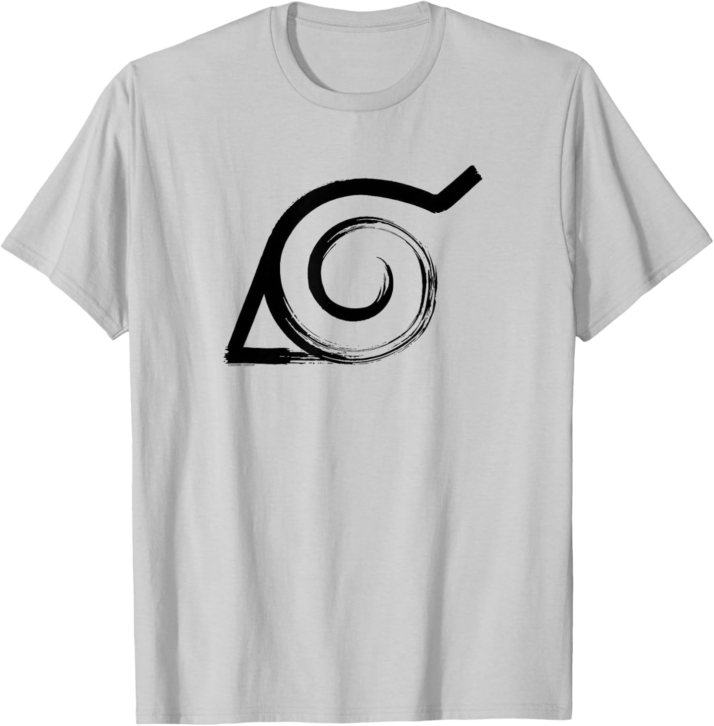 Naruto Shippuden Distressed Anti-Leaf Village Symbol Anime T-Shirt - T-Shirt | Ash