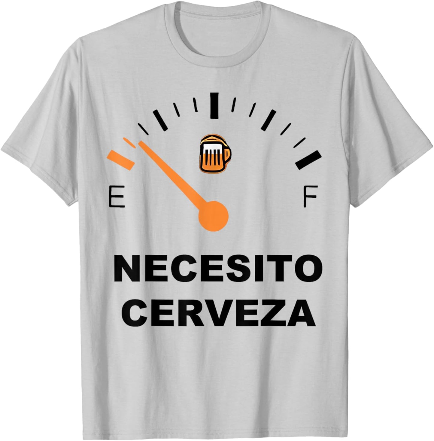 Necesito Cerveza T-Shirt - T-Shirt | Ash
