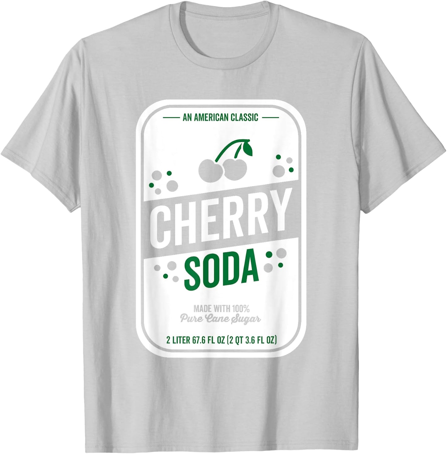 Soda Group Halloween Costume Cherry Soda T-Shirt - T-Shirt | Ash