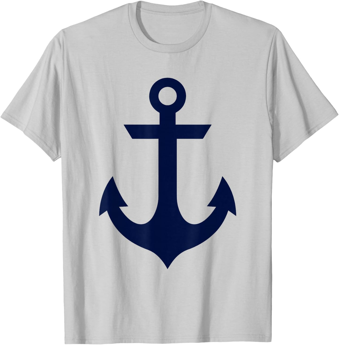 Preppy Nautical Anchor Gifts for Sailors Boaters & Yachting T-Shirt - T-Shirt | Ash