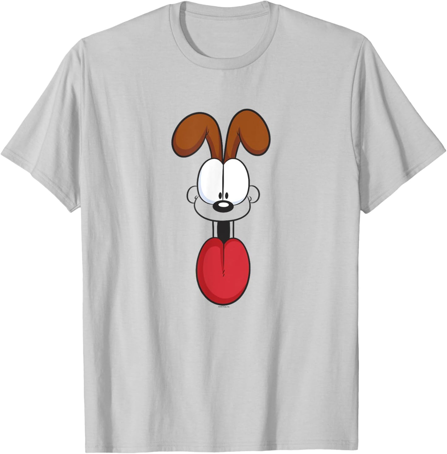 Garfield Odie Big Face T-Shirt - T-Shirt | Ash