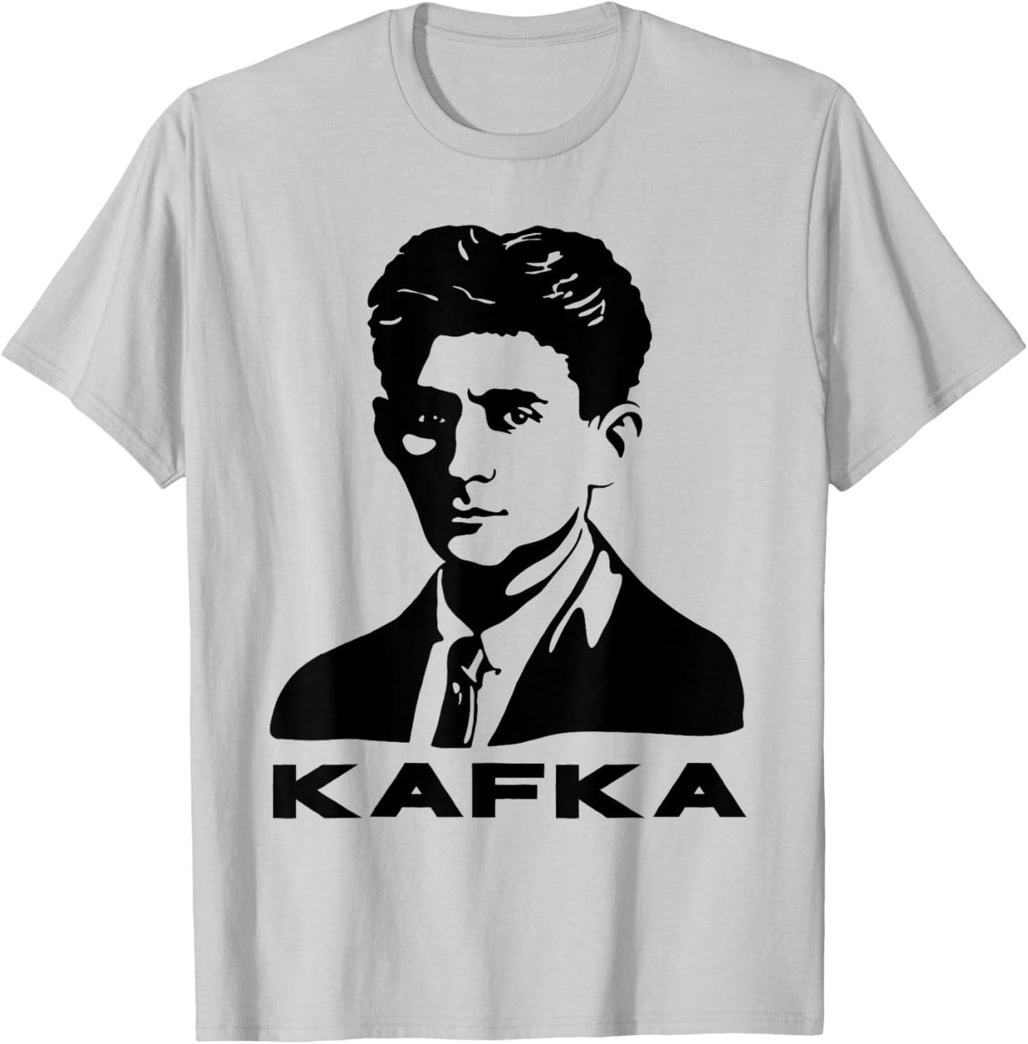 Franz Kafka Portrait T-Shirt - T-Shirt | Ash