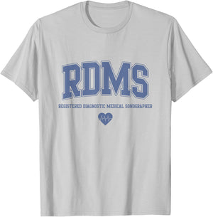 RDMS Registered Diagnostic Medical Sonographer T-Shirt - T-Shirt | Ash