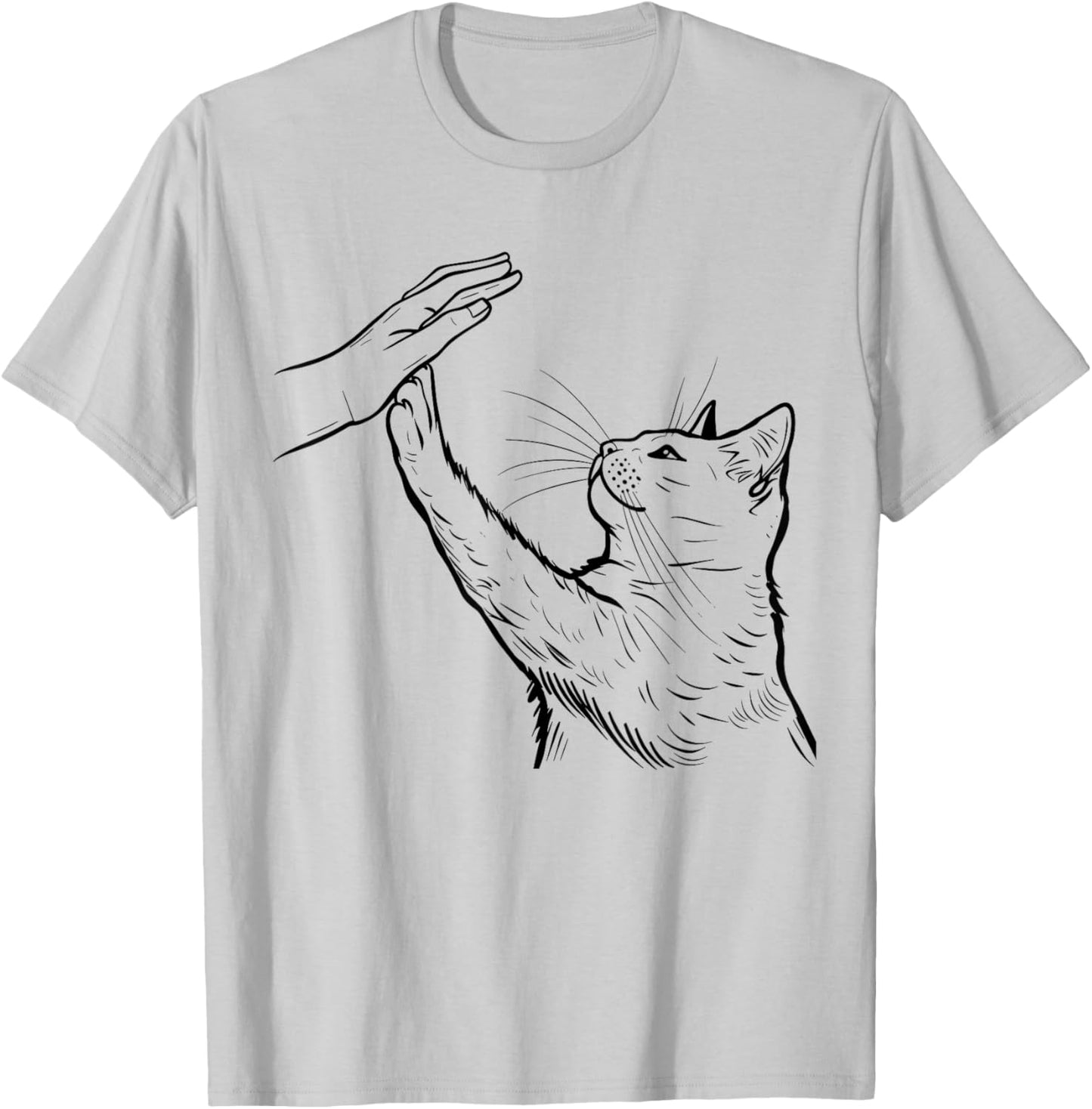 Funny Cat Dad Fathers Day Best Daddy Ever T-Shirt - T-Shirt | Ash