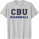 Cal Baptist University CBU Baseball Apparel Sports T-Shirt - T-Shirt | Ash