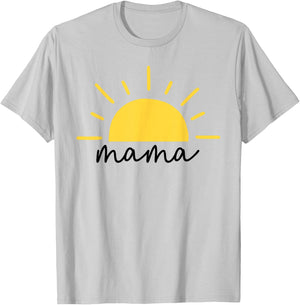 Mama of the 1st Birthday First Trip Around the Sun Space T-Shirt - T-Shirt | Ash