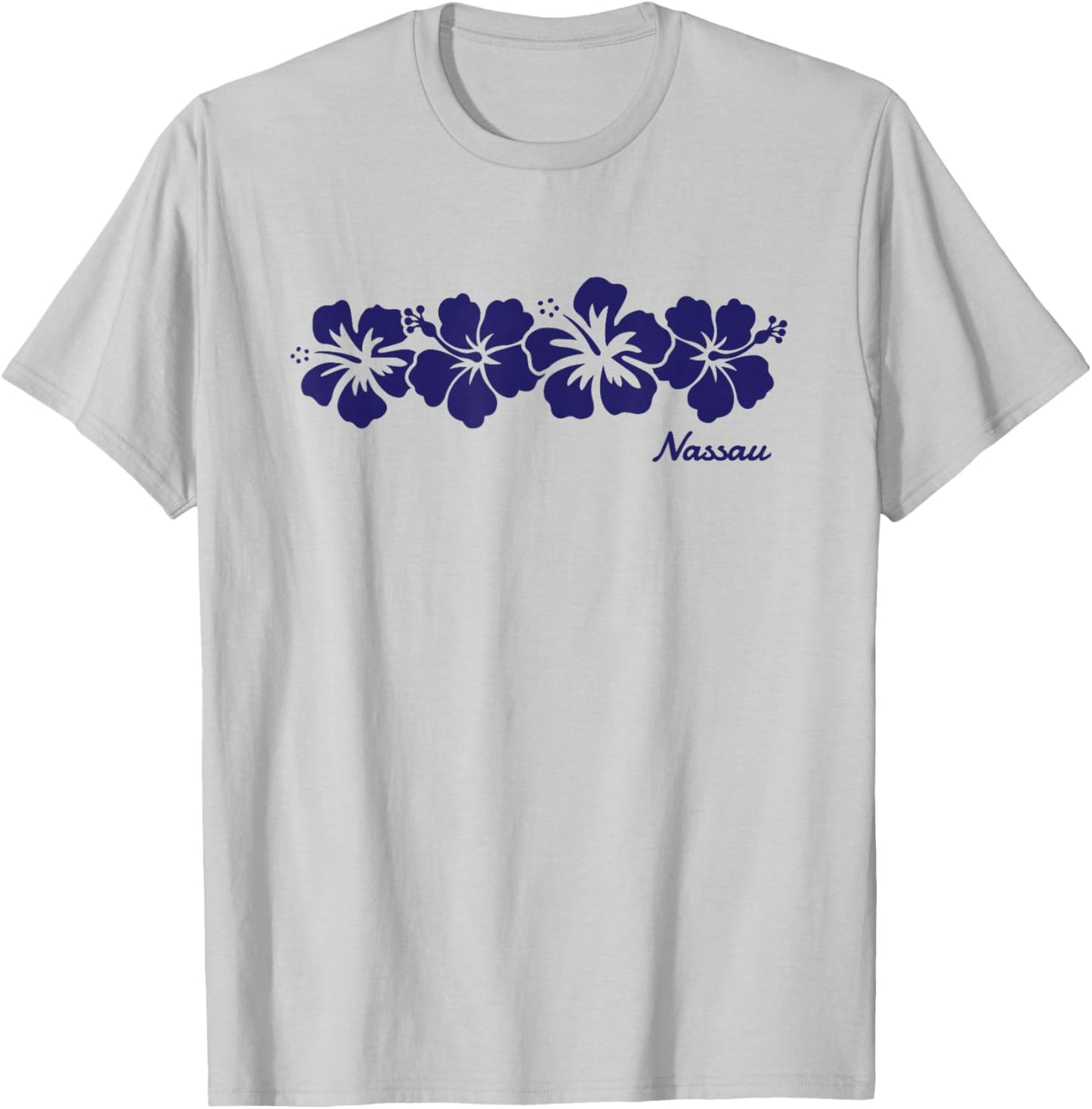 Nassau Bahamas Hibiscus Flower Boys Girls Toddler T-Shirt - T-Shirt | Ash