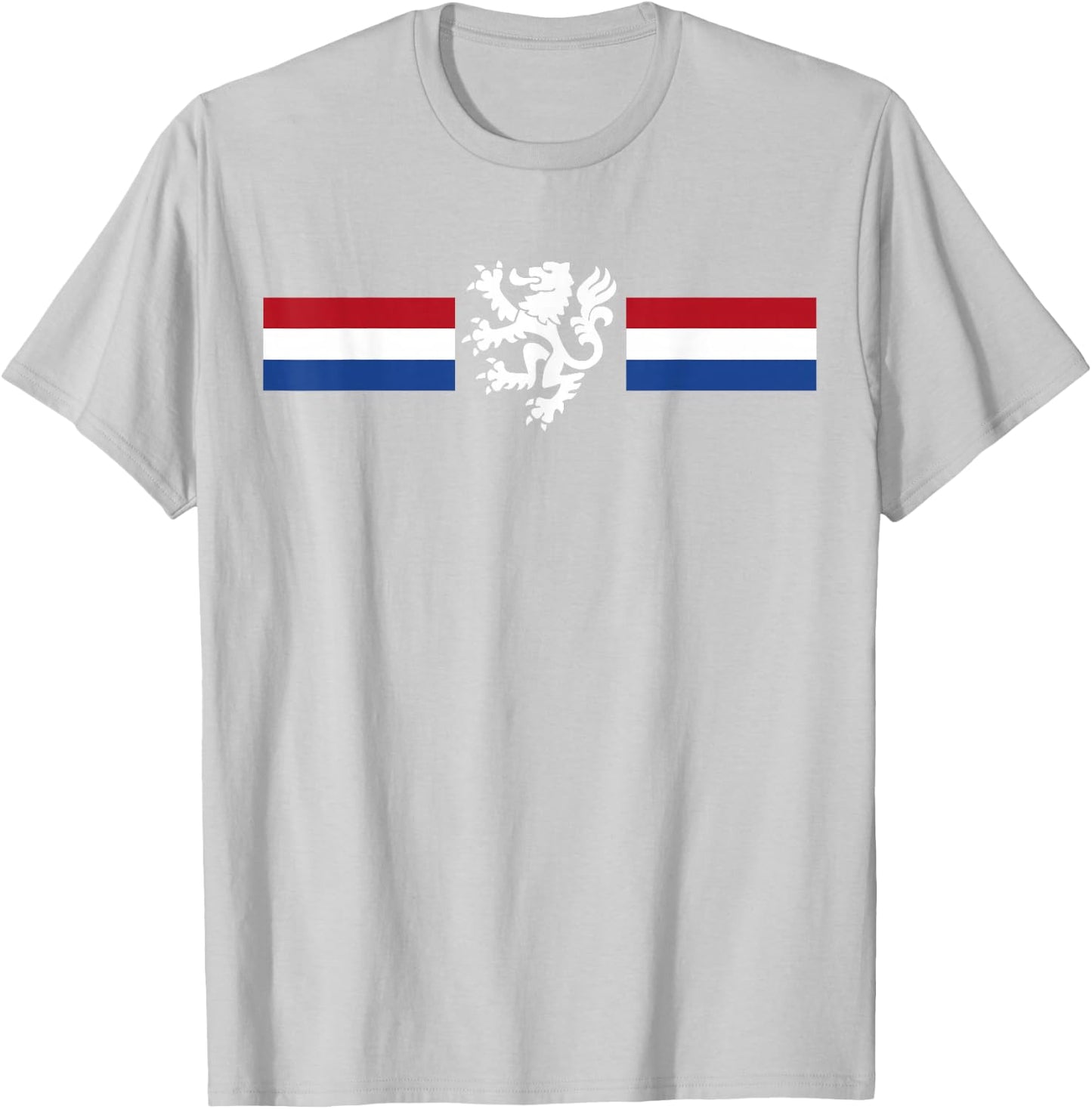 Holland Emblem Lion Nederland Flag Netherlands T-Shirt - T-Shirt | Ash