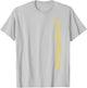 Australia Flag Australian Athletic Sports Vertical Style T-Shirt - T-Shirt | Ash