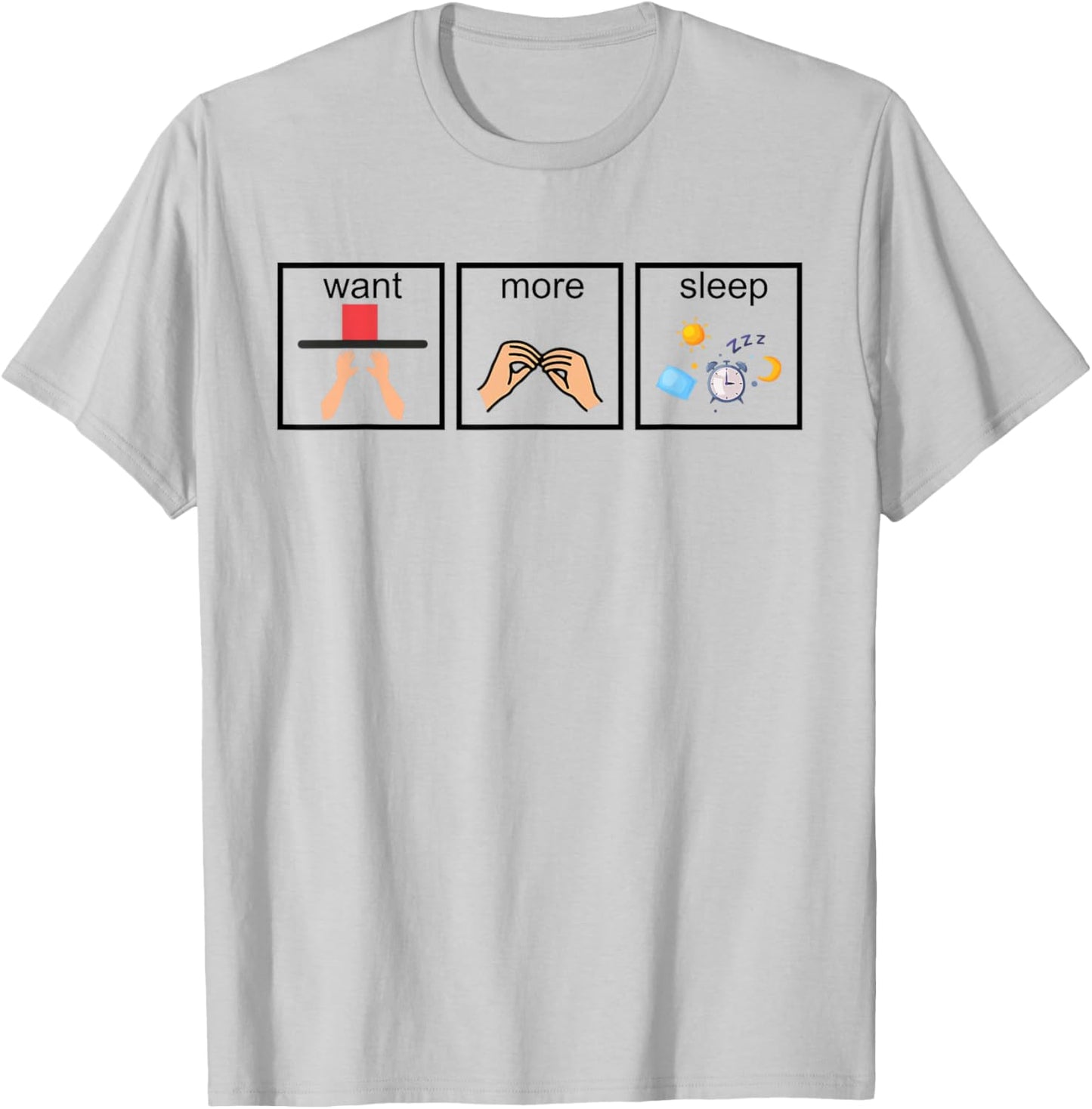 Want More Special Sleep Education Teacher Autism Awareness T-Shirt - T-Shirt | Ash