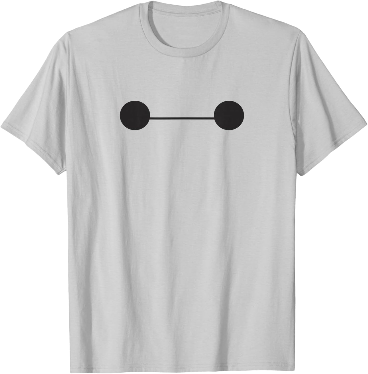 Disney Big Hero 6 Baymax Big Cute Face T-Shirt - T-Shirt | Ash