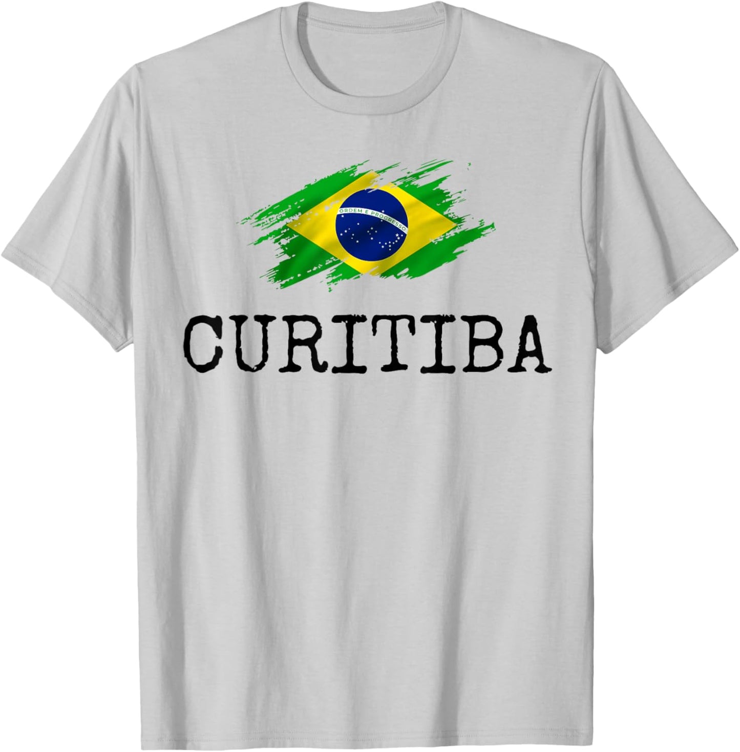 Curitiba Brazil Country City Brazilian Fun Women Men Manaus T-Shirt - T-Shirt | Ash