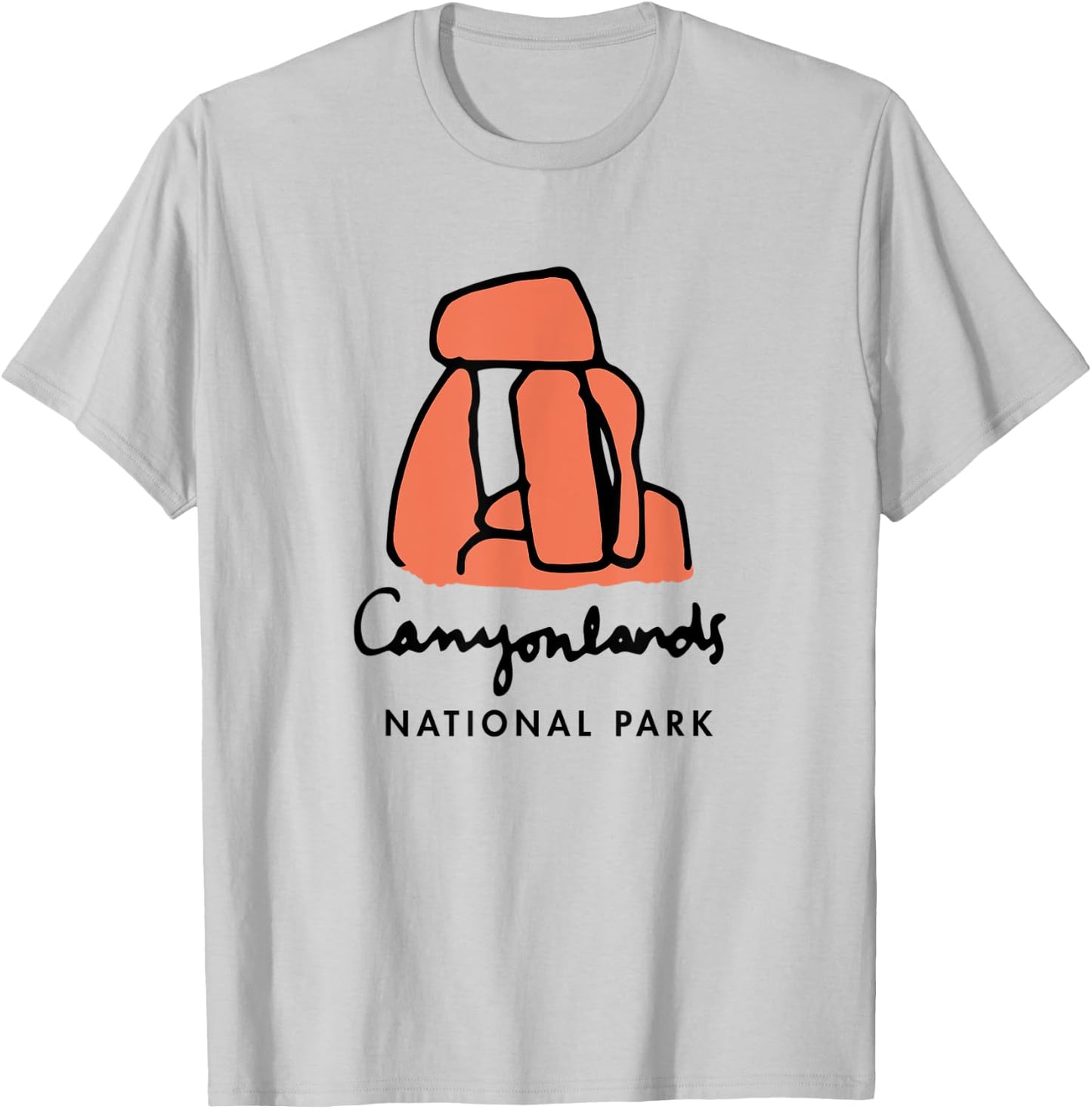 Family Vacation Design - Retro Canyonlands National Park T-Shirt - T-Shirt | Ash