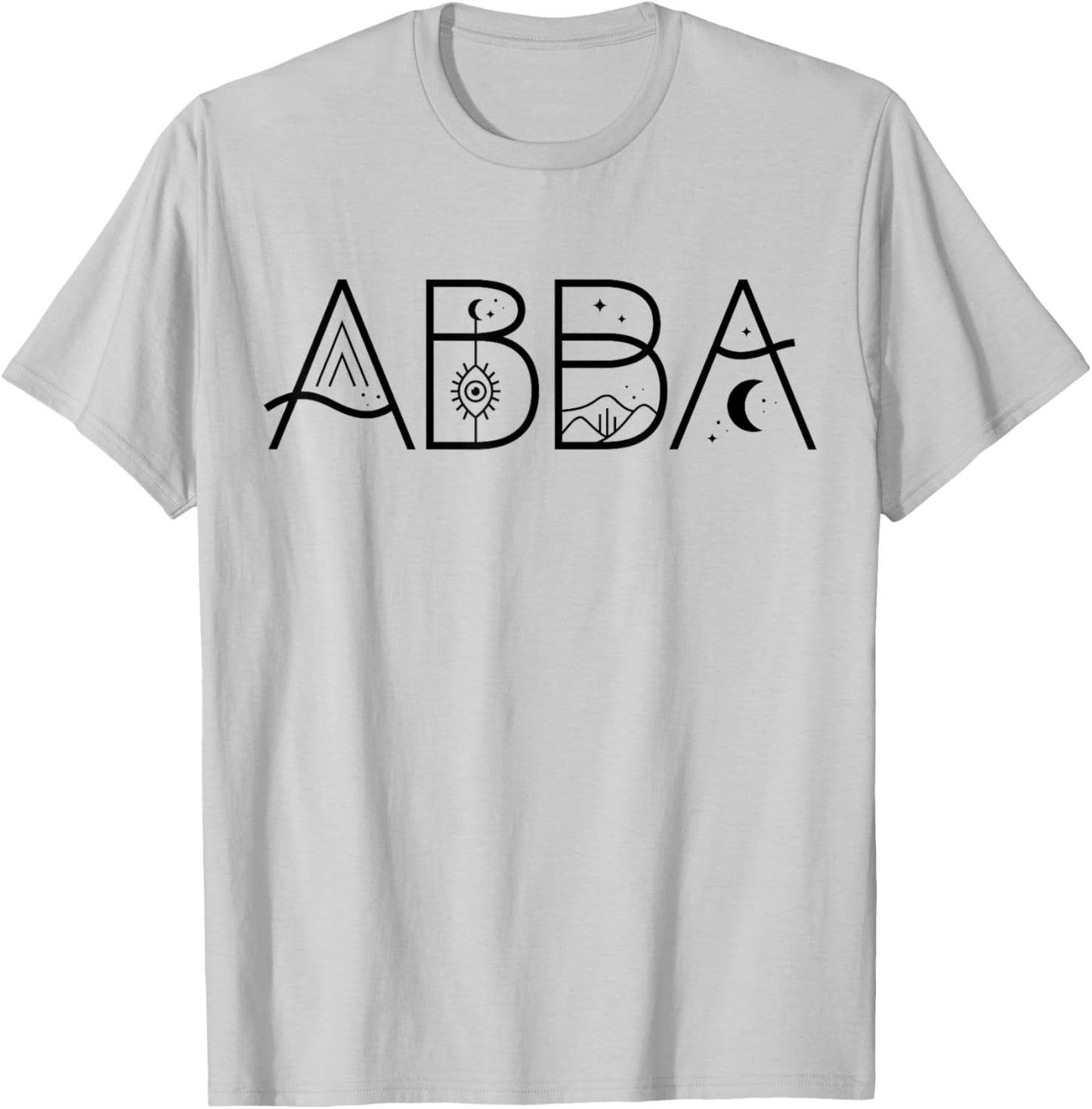 Abba Name Women Men Kids Abba Birthday Shirt Gift Abba Name T-Shirt - T-Shirt | Ash