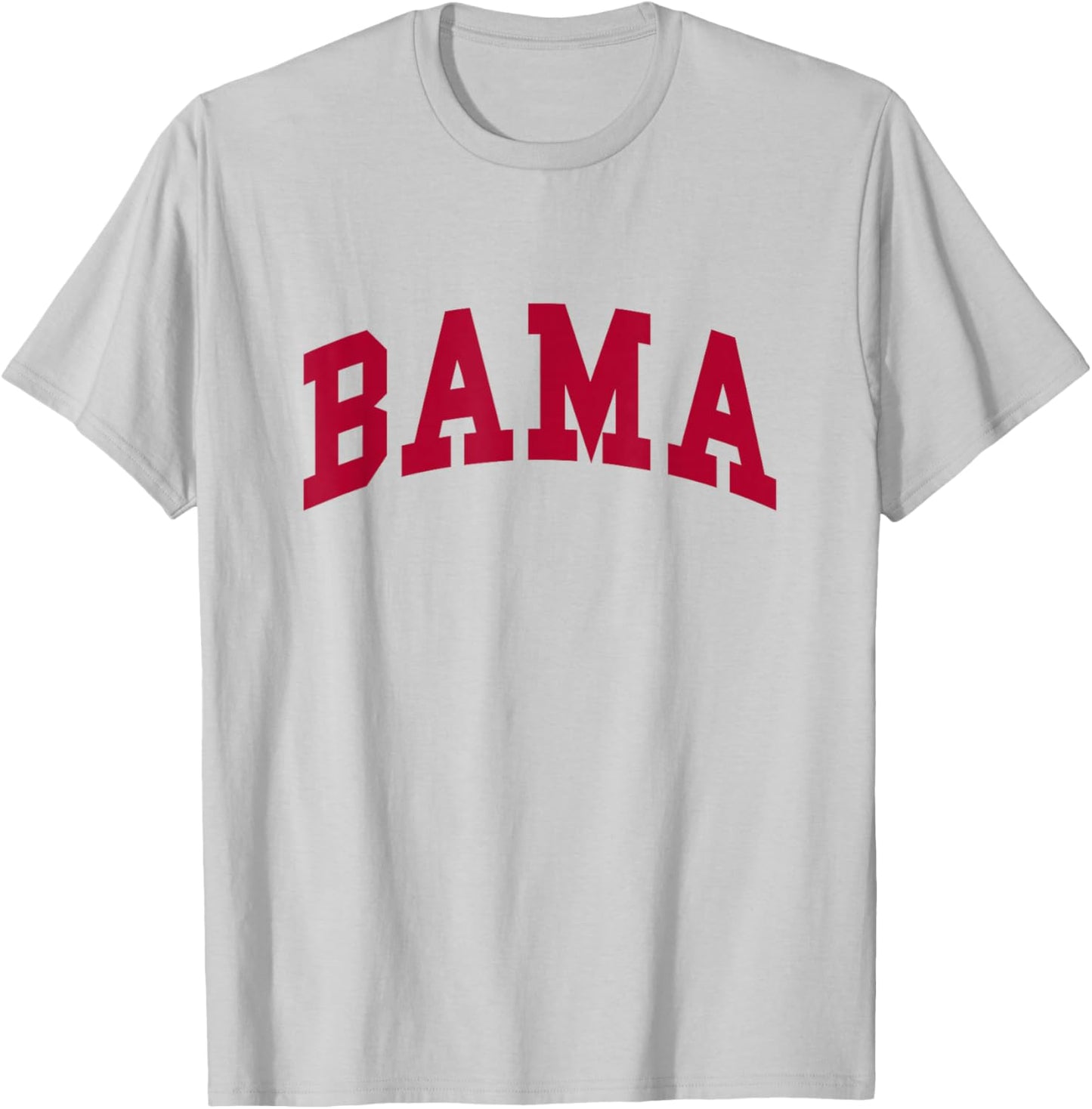 Graphic Apparel Co. - ALABAMA - Adults - White - Small - Short Sleeve - Classic Fit - Modern - Classic T-Shirt - T-Shirt | Ash