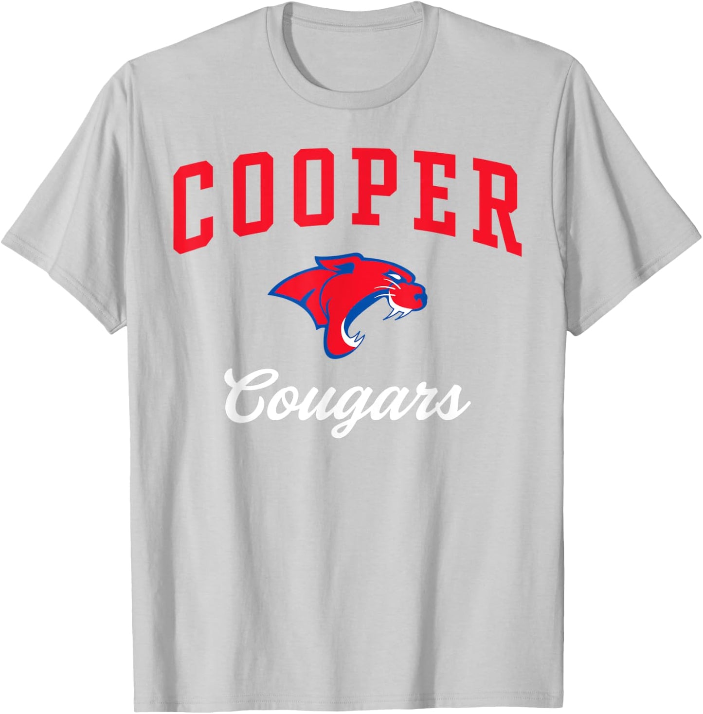 Cooper High School Cougars C3 T-Shirt - T-Shirt | Ash