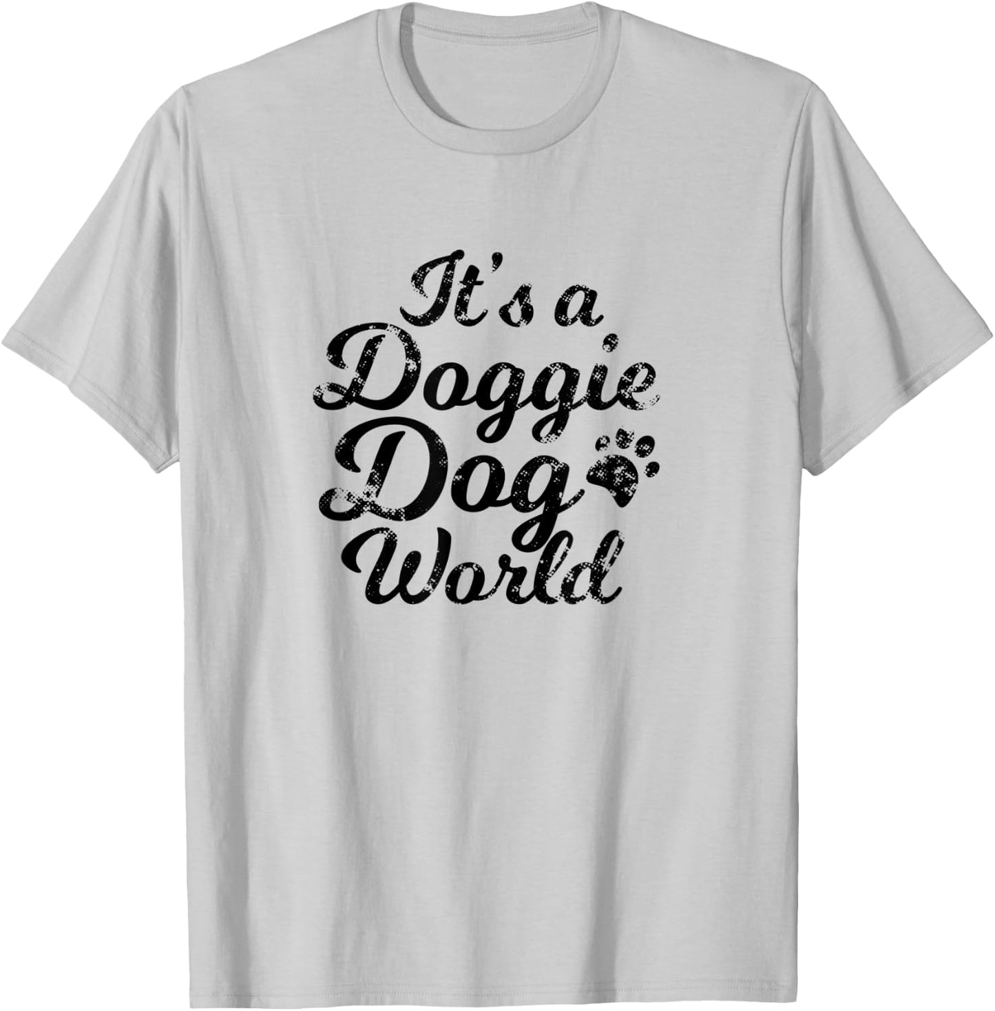 It's A Doggie Dog World (Graphic Geek) Women Kids T-Shirt - T-Shirt | Ash
