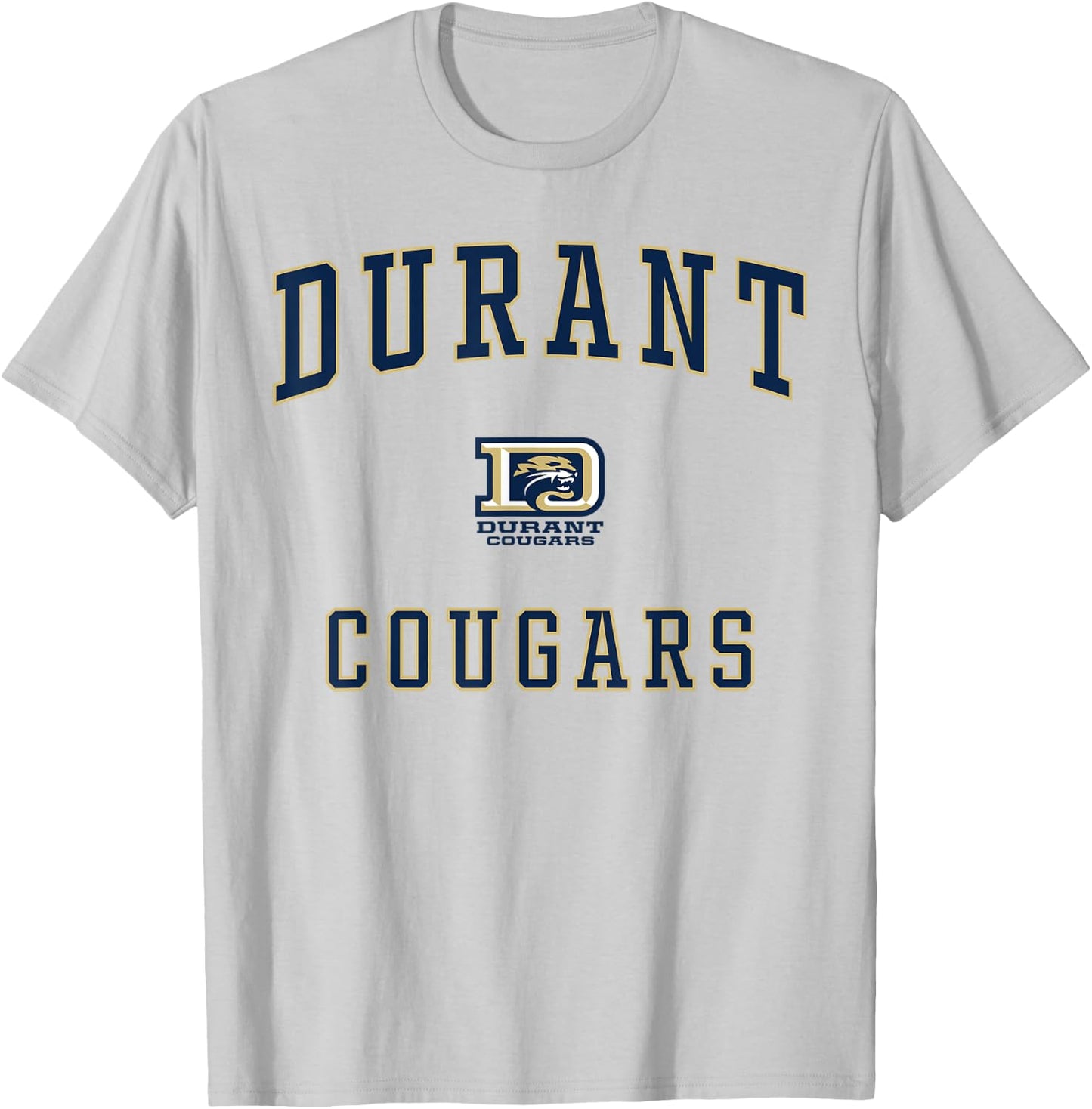 Durant High School Cougars T-Shirt - T-Shirt | Ash