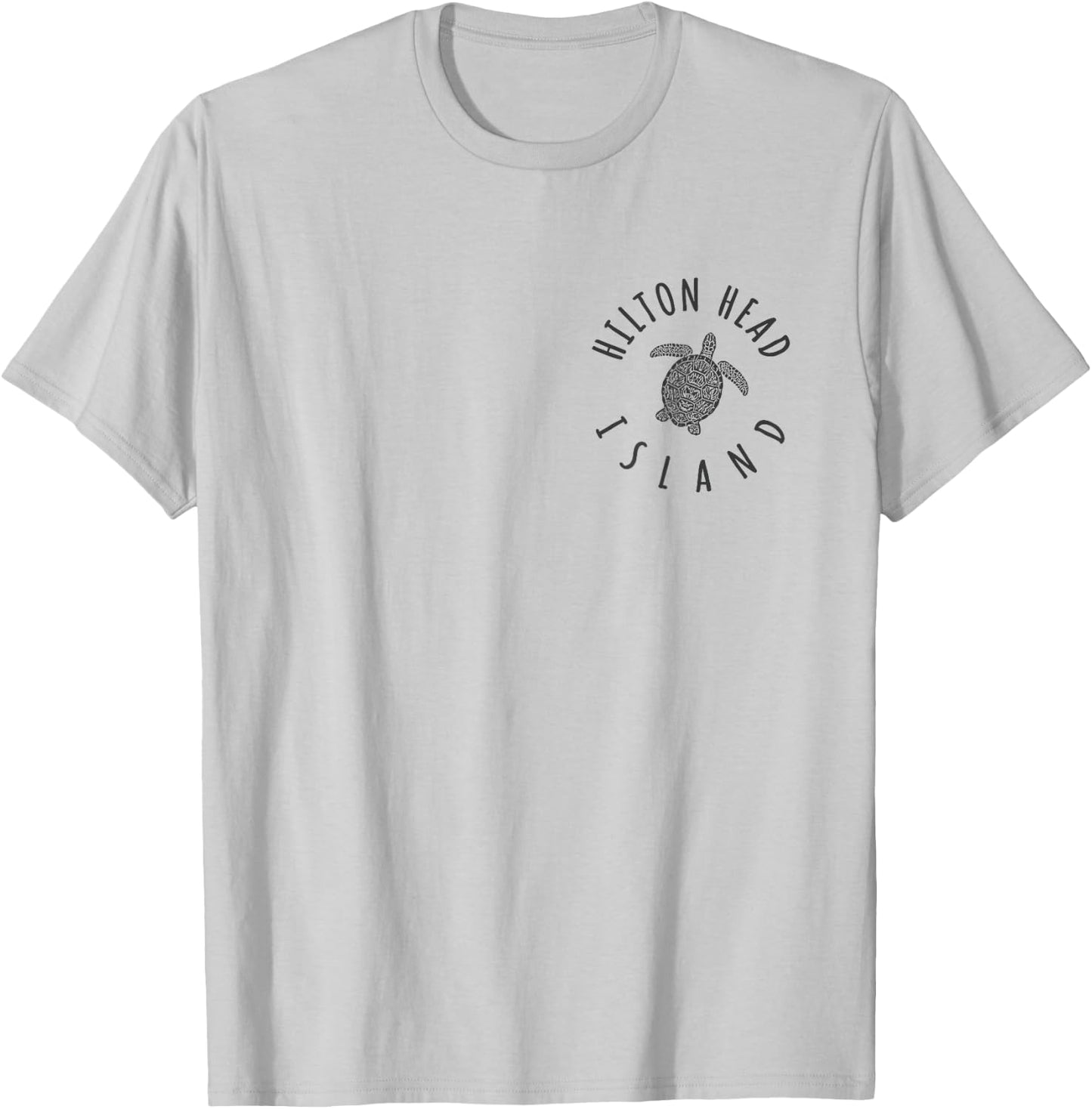 JCombs: Hilton Head Island, SC, Sea Turtle (2-Sided) T-Shirt - T-Shirt | Ash