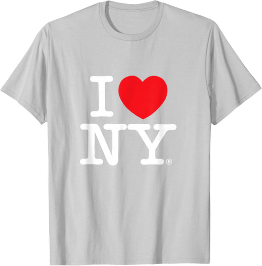 I LOVE NY Classic Logo T-Shirt - T-Shirt | Ash
