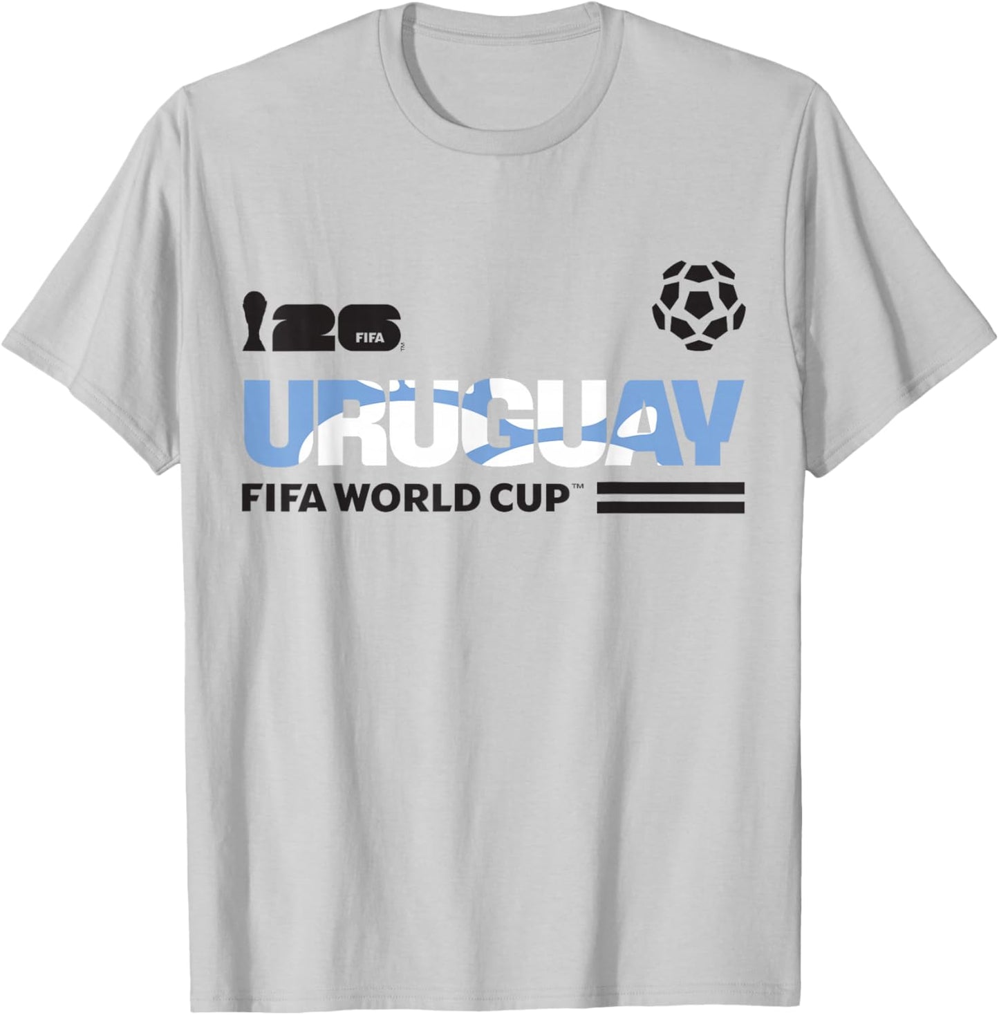 FIFA World CUP26 Qualifier Uruguay T-Shirt - T-Shirt | Ash